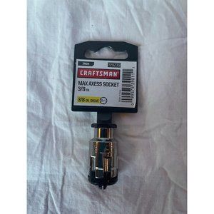 New Craftsman Max Axess through‎ Socket 3/8" 3/8 inch drive SAE 929239 6 point